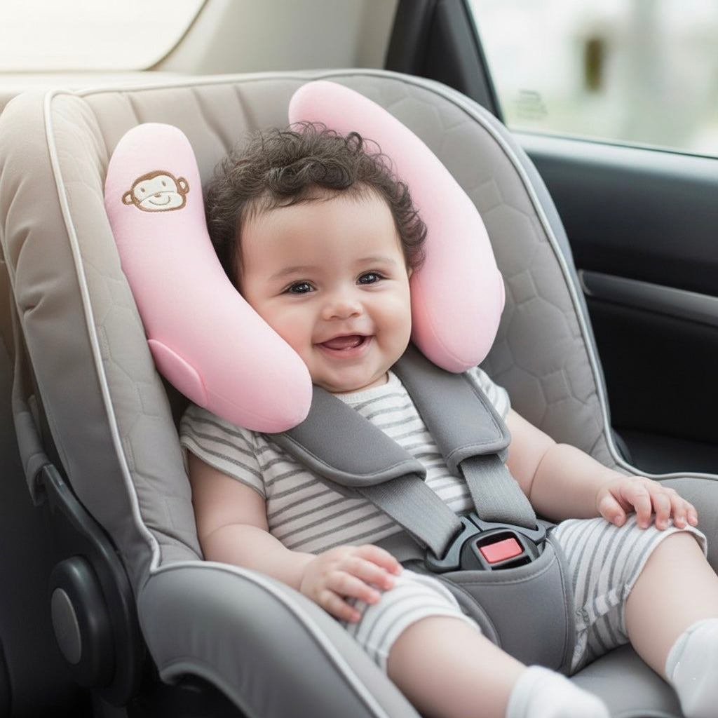 SnugNest™ – Organic Baby Head Shaping Pillow