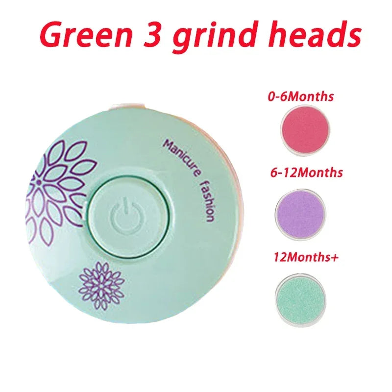 SafeTrim™ Electric Baby Nail Trimmer | Whisper-Quiet & LED Light