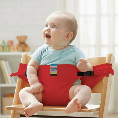 EasySeat™ Portable Baby High Chair – Safe & Secure Feeding On-The-Go!