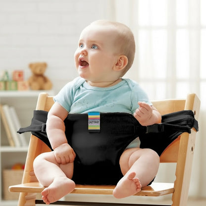 EasySeat™ Portable Baby High Chair – Safe & Secure Feeding On-The-Go!