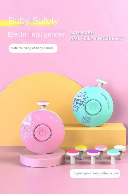 SafeTrim™ Electric Baby Nail Trimmer | Whisper-Quiet & LED Light