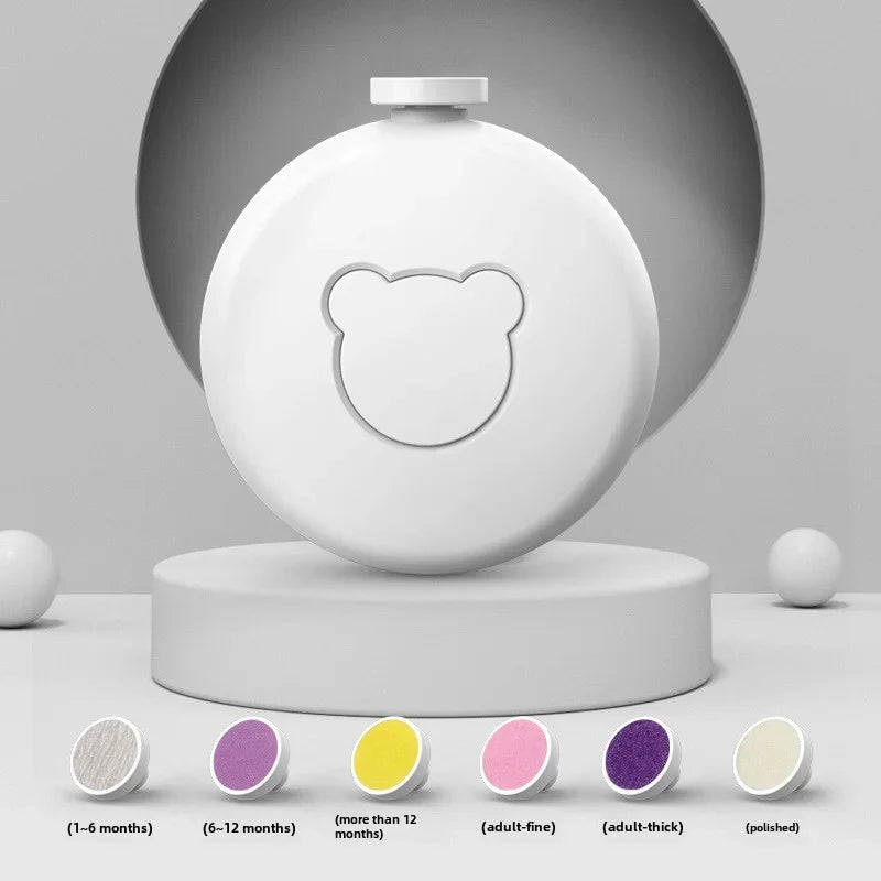 SafeTrim™ Electric Baby Nail Trimmer | Whisper-Quiet & LED Light