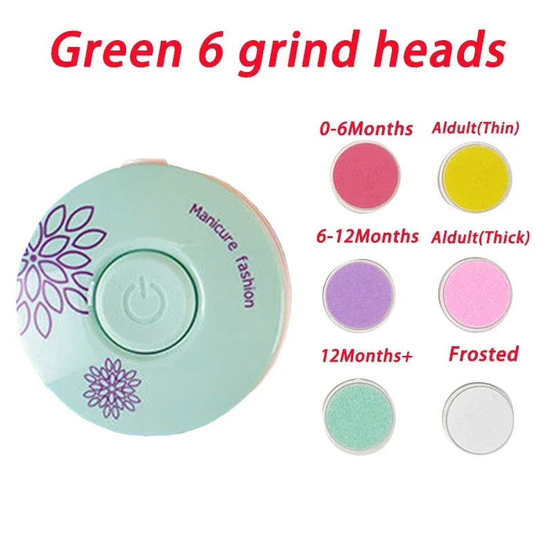 SafeTrim™ Electric Baby Nail Trimmer | Whisper-Quiet & LED Light