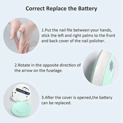 SafeTrim™ Electric Baby Nail Trimmer | Whisper-Quiet & LED Light