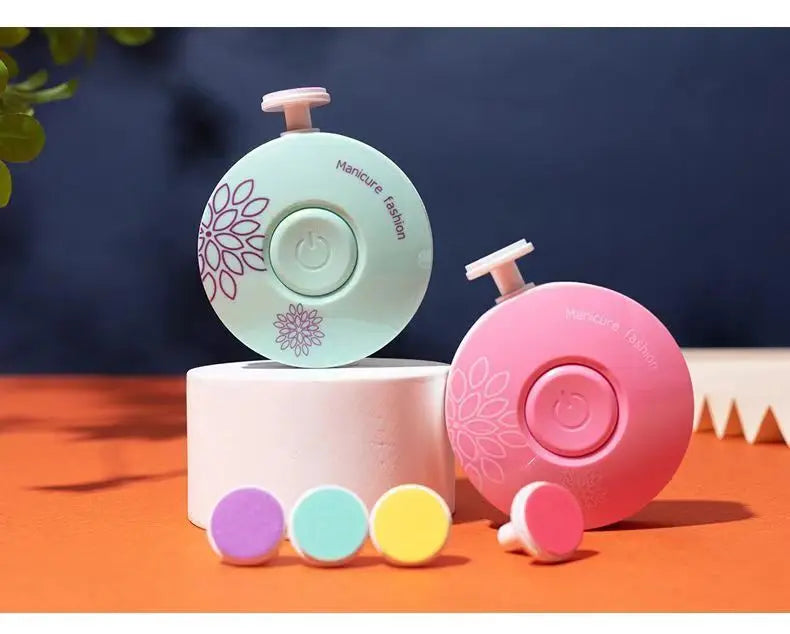 SafeTrim™ Electric Baby Nail Trimmer | Whisper-Quiet & LED Light