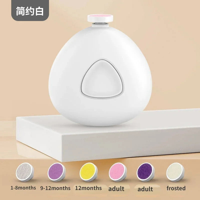 SafeTrim™ Electric Baby Nail Trimmer | Whisper-Quiet & LED Light