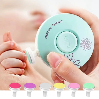 SafeTrim™ Electric Baby Nail Trimmer | Whisper-Quiet & LED Light