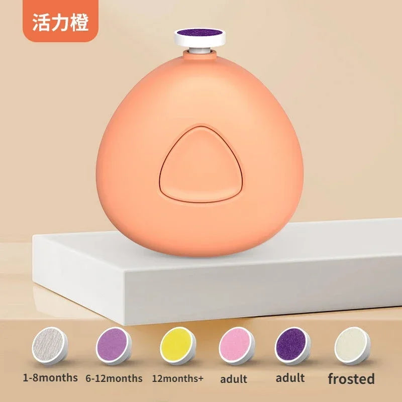 SafeTrim™ Electric Baby Nail Trimmer | Whisper-Quiet & LED Light