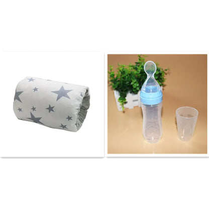 Cotton Nursing Arm Pillow - Soft Support for Mom & Baby