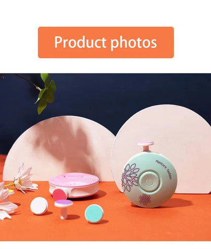 SafeTrim™ Electric Baby Nail Trimmer | Whisper-Quiet & LED Light