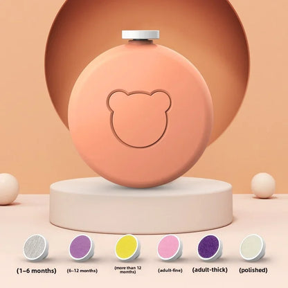 SafeTrim™ Electric Baby Nail Trimmer | Whisper-Quiet & LED Light